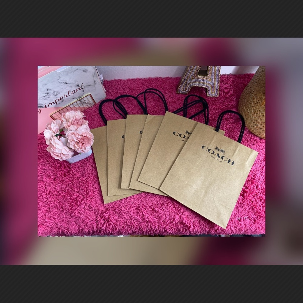 Sold Coach shopping bags $4 each - Picture 1 of 1